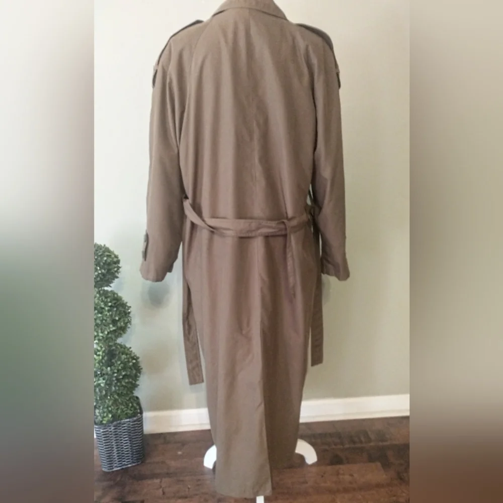 Vintage London Fog Trench Coat - Warm Lining Button On/Out - 14 Reg - Picture 5 of 9